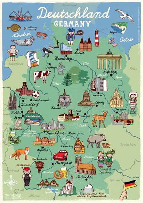 tourist map of germany.